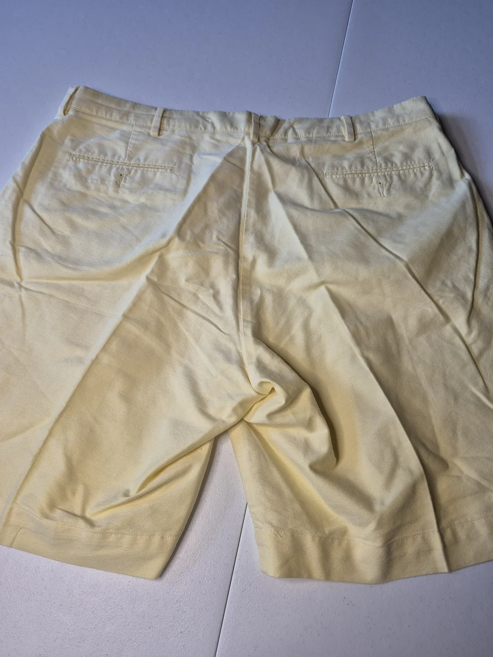 Polo by Ralph Lauren Pale Yellow Flat Front Men's Shorts 4759/4